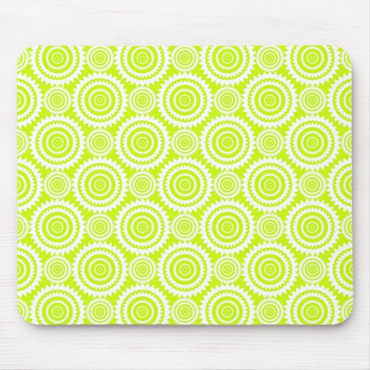 Lichtbogenfarbenes geometrisches Muster Mousepad (Vorne)