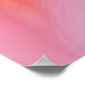 Lichtbogenfluss: Eine Abstrakte Pastelwelle Poster (Ecke)