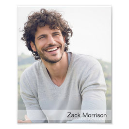 Lichtbogengrenzlinie 8x10 Schauspieler-Headshot-Pr Fotodruck