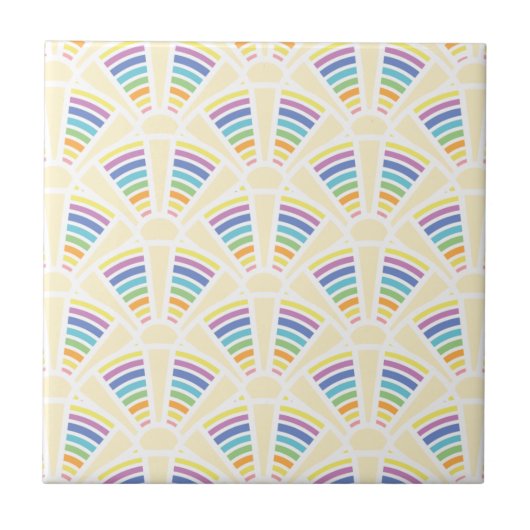 Lichtbogenkacheln Fliese (Vorderseite)