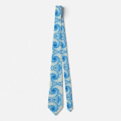 Lichtbogenkunstmuster im Hintergrund des Fraktals Krawatte (Vorderseite)