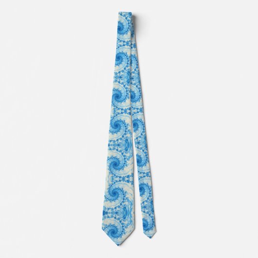 Lichtbogenkunstmuster im Hintergrund des Fraktals Krawatte (Vorderseite)