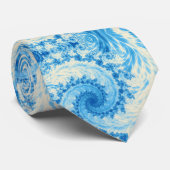 Lichtbogenkunstmuster im Hintergrund des Fraktals Krawatte (Gerollt)