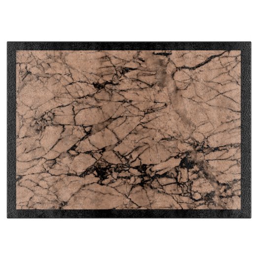 LICHTBROWER MARBLE SCHNEIDEBRETT (Vorderseite)