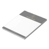 LICHTBULBONOGRAMM-LOGO für ELEKTRIKANE Notizblock (Rotiert)