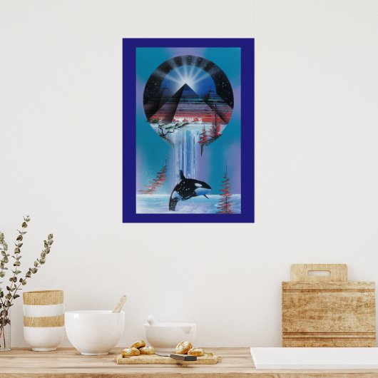 Lichtdruck Poster (Küche)