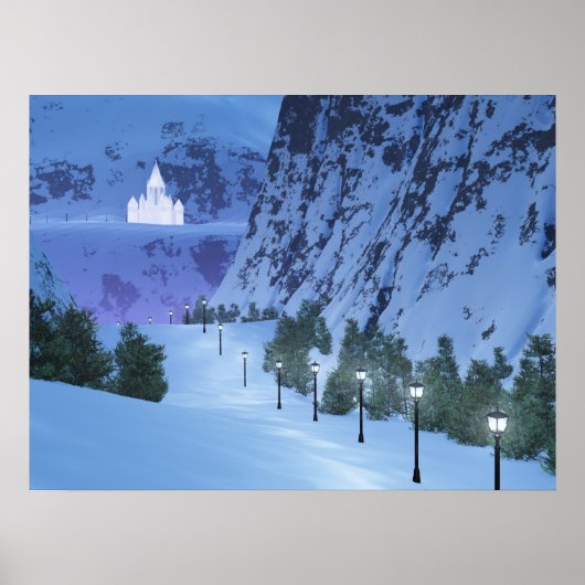 Lichtdruckvorfall Poster (Vorne)
