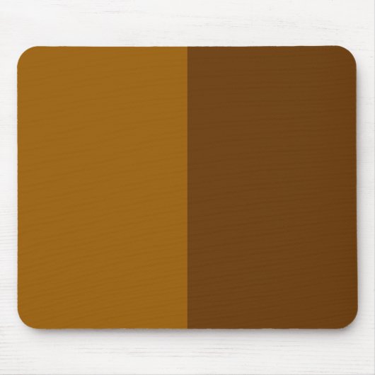 Lichtdunkelbraune Teil Halbseitengestaltung Mousepad (Vorne)