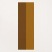 Lichtdunkelbraune Teil Halbseitengestaltung Yogamatte (Rückseite)