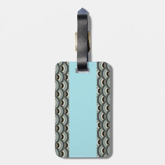 Lichtdurchflutetes Design Gepäckanhänger (Rückseite vertikal)