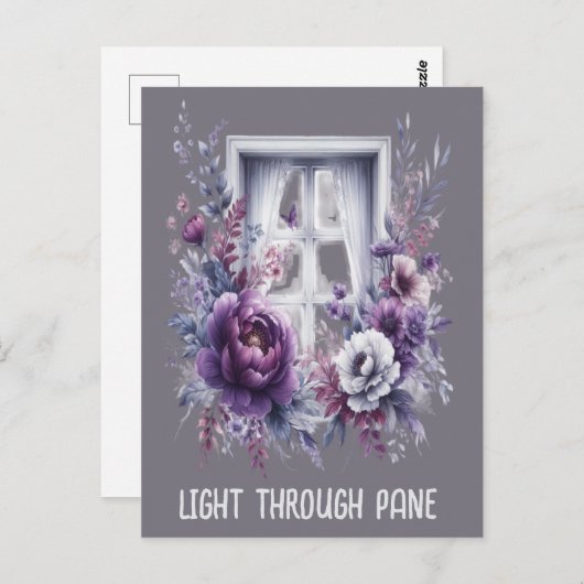 Lichtdurchgang Pane Ermutigung Postkarte (Vorne/Hinten)