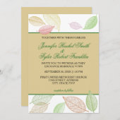 Lichtdurchlässige Herbstlaube - Einladung zur Hoch (Vorne/Hinten)