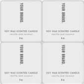 Lichtdurchlässige, moderne, Minimalistisch klare K Aufkleber (Vorderseite)