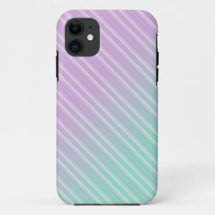 Lichtdurchlässige Streifen - Lila und grün Case-Mate iPhone Hülle