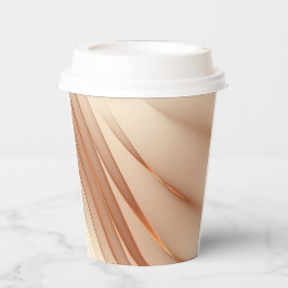 Lichtdurchlässiger Papiercup - Getränk in sanfter  Pappbecher