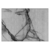 Lichtdurchlässiger Schwarzweiss-Granit Schneidebrett (Vorderseite)