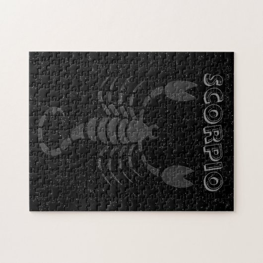 Lichtdurchlässiger Skorpion Puzzle (Horizontal)