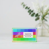 Lichtdurchlässiges Baby-kriechende Visitenkarte (Stehend Vorderseite)