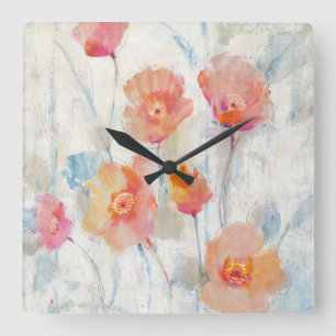 Lichtdurchlässiges II Quadratische Wanduhr