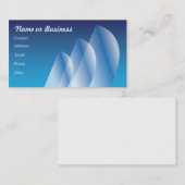 Lichtdurchlässiges Tri Segel Visitenkarte (Vorne/Hinten)