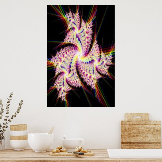 Lichtdurchlässigkeit Poster (Küche)