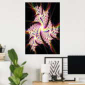 Lichtdurchlässigkeit Poster (Heimbüro)