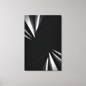 Lichte Abgrund-Geometrie Leinwanddruck (Vorderseite)