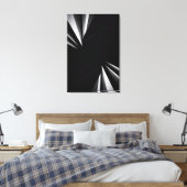 Lichte Abgrund-Geometrie Leinwanddruck (Insitu (Schlafzimmer))