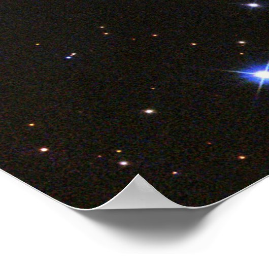 Lichtecho von V838 Monocerotis Poster (Ecke)