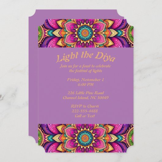 Lichteffekt Feiertagskarte (Vorne/Hinten)