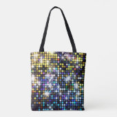 Lichteffektion: abstrakte glamouröse Mode Tasche (Rückseite)
