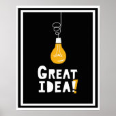 Lichteinfall, das große Poster aufleuchtet (Vorne)