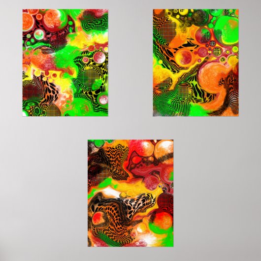 Lichteinfasser Kunst im Herbst Bilderwand Sets (Vorderseite)