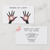 *~* Lichtenergie übergibt Reiki heilende Strahlen Visitenkarte (Vorne/Hinten)