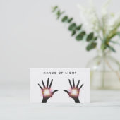 *~* Lichtenergie übergibt Reiki heilende Strahlen Visitenkarte (Stehend Vorderseite)