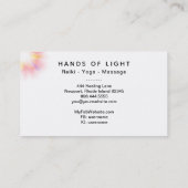 *~* Lichtenergie übergibt Reiki heilende Strahlen Visitenkarte (Rückseite)