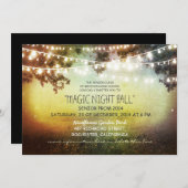 Lichtenfolge rustikale Prom-Einladungen Einladung (Vorne/Hinten)