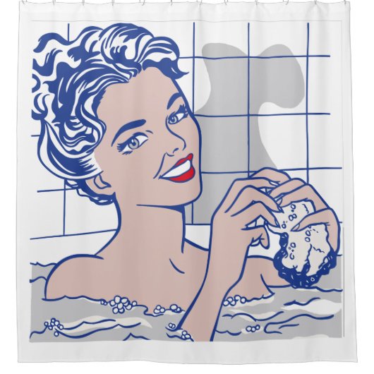 LICHTENSTEIN 3 DUSCHVORHANG (Vorderseite)