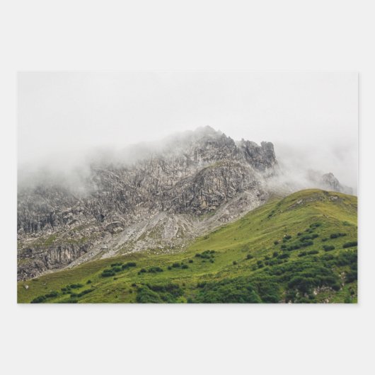 Lichtenstein Alps Wrapping Paper Sheets Geschenkpapier Set (Vorderseite)