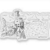 Lichtenstein Castle Aufkleber (Vorderseite)