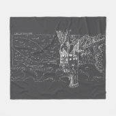 Lichtenstein Castle Fleecedecke (Vorderseite (Horizontal))