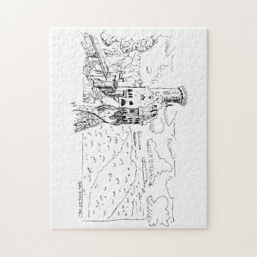 Lichtenstein Castle Puzzle (Vertikal)