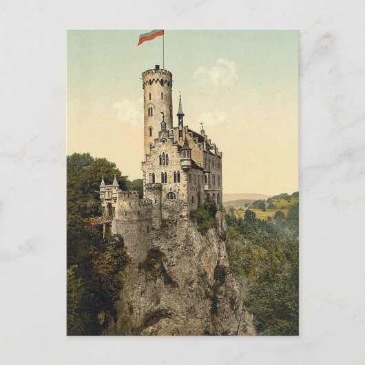 Lichtenstein Castle Wurtemburg, Deutschland Postkarte (Vorderseite)