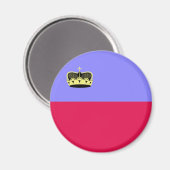 Lichtenstein Hochwertige Flagge Magnet (Vorderseite/Rückseite)