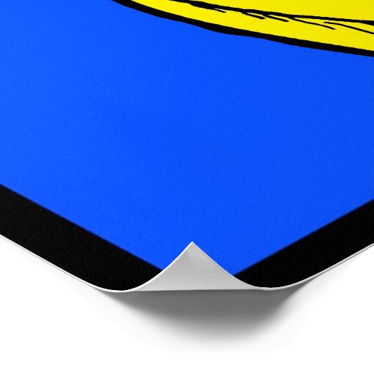 Lichtenstein Style Comic Lady weinend Poster (Ecke)