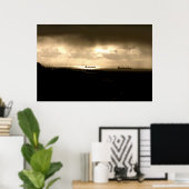 Lichter am Fluss Poster (Heimbüro)