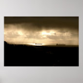 Lichter am Fluss Poster (Vorne)