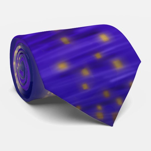 Lichter am See Krawatte (Gerollt)