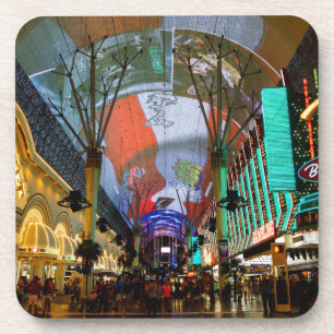Lichter der Fremont Street Getränkeuntersetzer