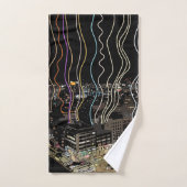 Lichter der Stadt Boston Badhandtuch Set (Handtuch)